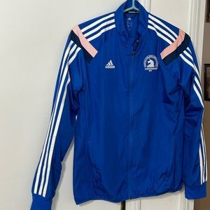Adidas blue Boston Athletic Association 2017 Boston marathon jacket, like new